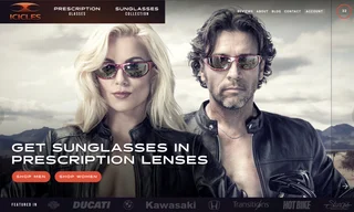 Icicles eyewear campaign hero